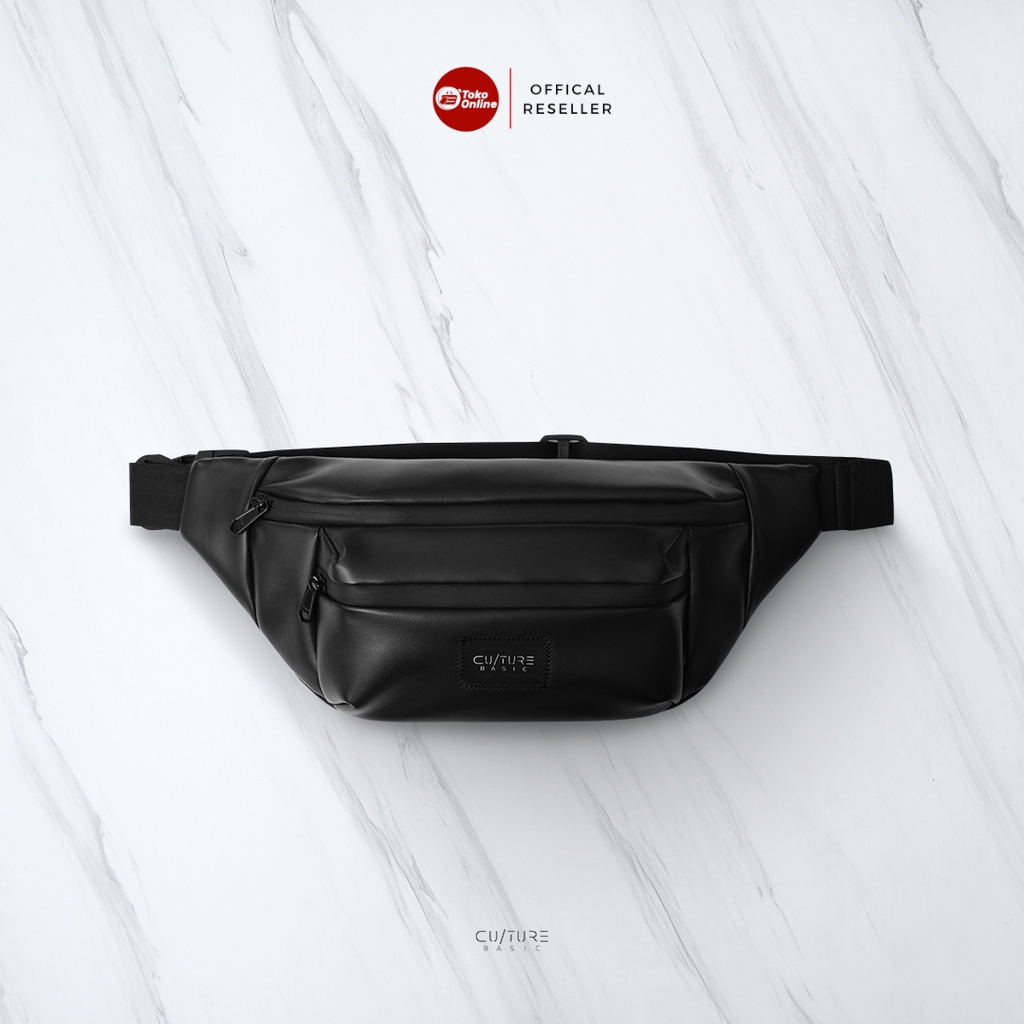 CULTUREBASIC YOOTA | TAS PINGGANG WAISTBAG SELEMPANG SLINGBAG PRIA KULIT WATERPROOF