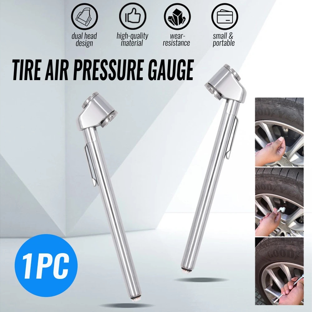 [Harga Grosir] 1Pc Tire Tire Air Pressure Tester 5-50PSI Mini Test Meter Gauge Pen Untuk Auto Mobil Kendaraan Motor Tire Pressure Monitor Quick Check Pengukur Tes Tekanan Ban