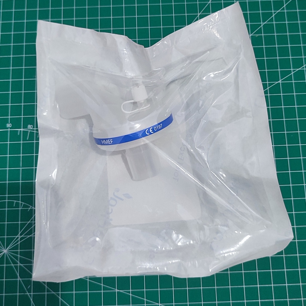 HME+Bacterial+Viral Filter Angle Connector
