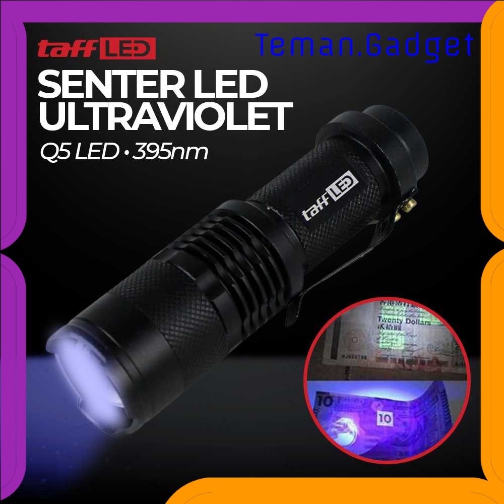 TG-SNT TaffLED Senter LED 395nm Waterproof Pocketman Ultraviolet - P1