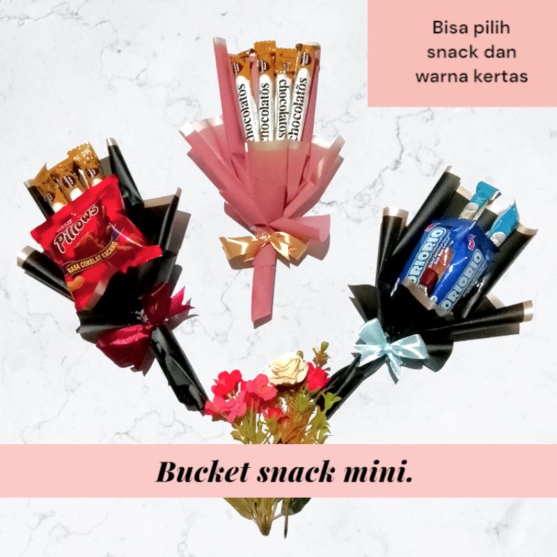 

Bucket snack/bucket suvenir/buket snack ulang tahun/buket murah (BISA CUSTOM)