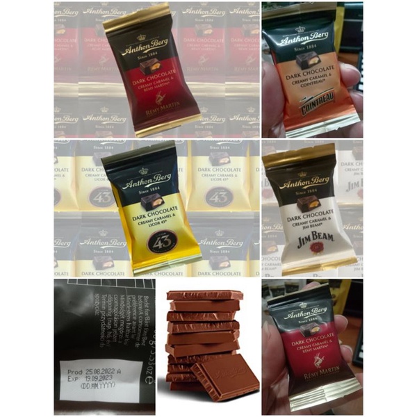 

Mengandung Alkohol~Anthon Berg Dark Chocolate 9g/pcs Product Denmark