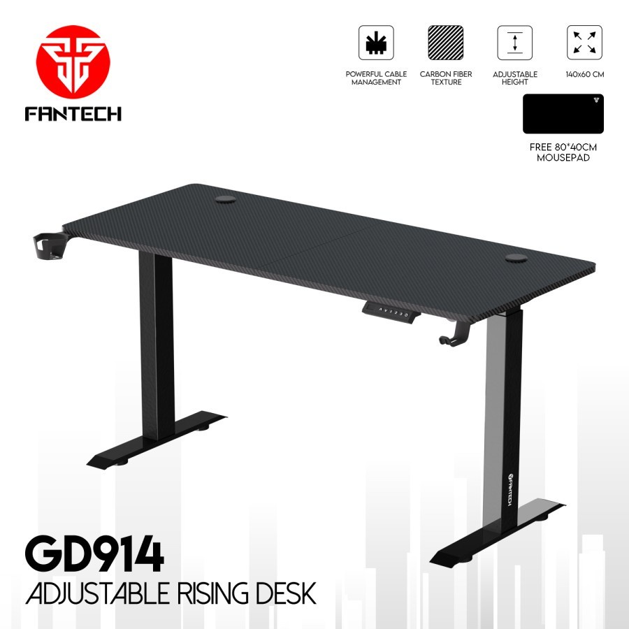 Fantech GD914  GD-914 Electric Gaming Desk Meja Komputer