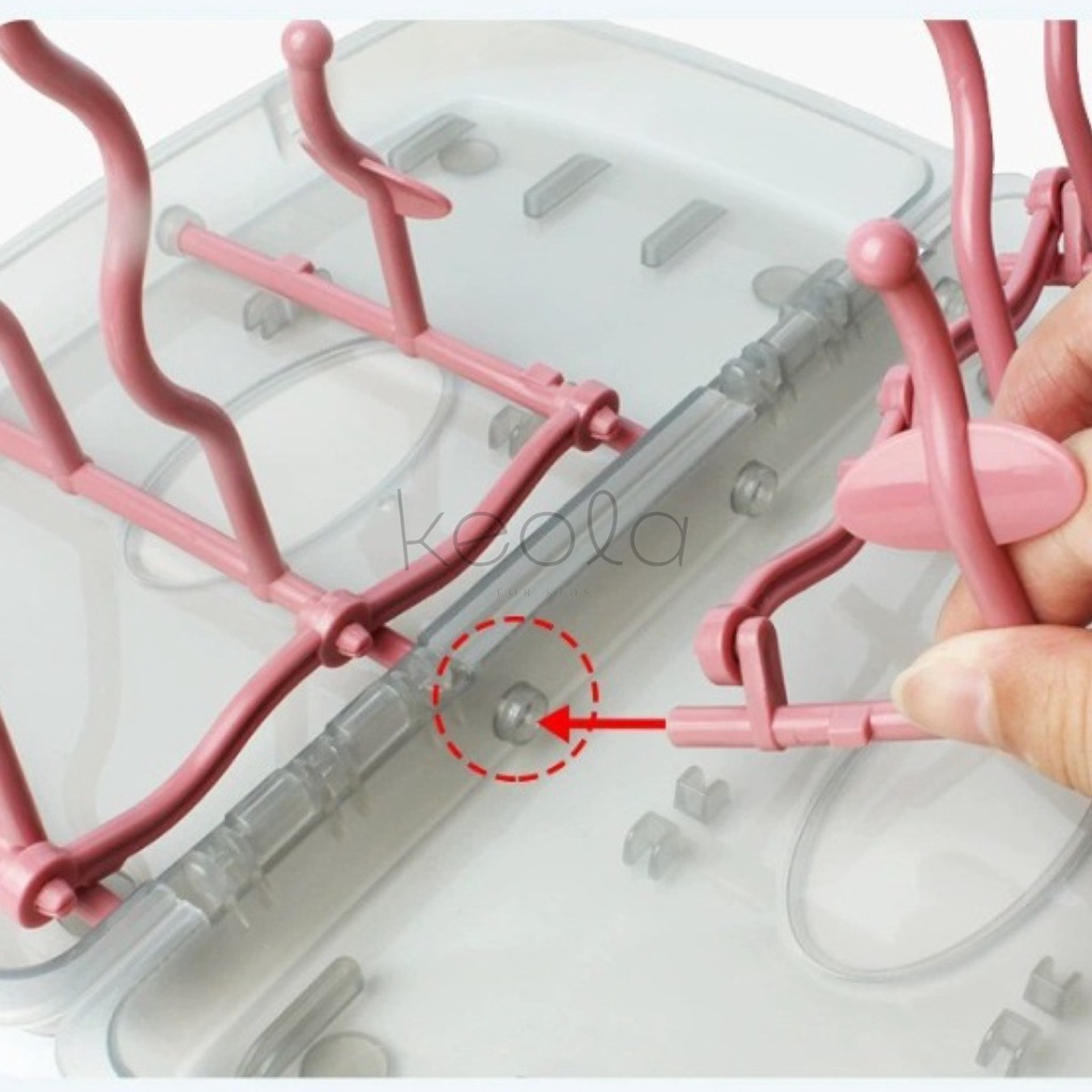 MD - Keola Travel Portable Drying Rack | Rak Pengering Botol Susu Anak Bayi| Bottle Drainer