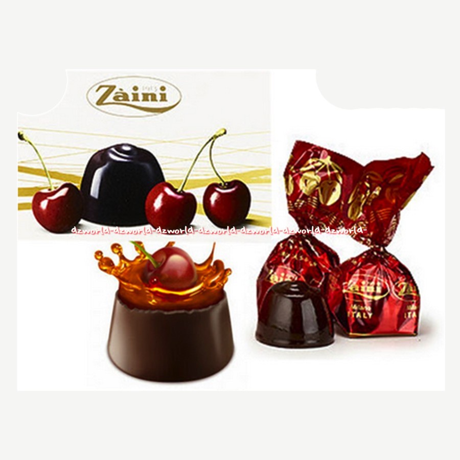 Zaini Boero Ciliegia E Kirsch 210gr Cokelat Isi Cherry Bitter Praline Coklat Rasa Ceri Chery Buah Cheri Zainy Booero