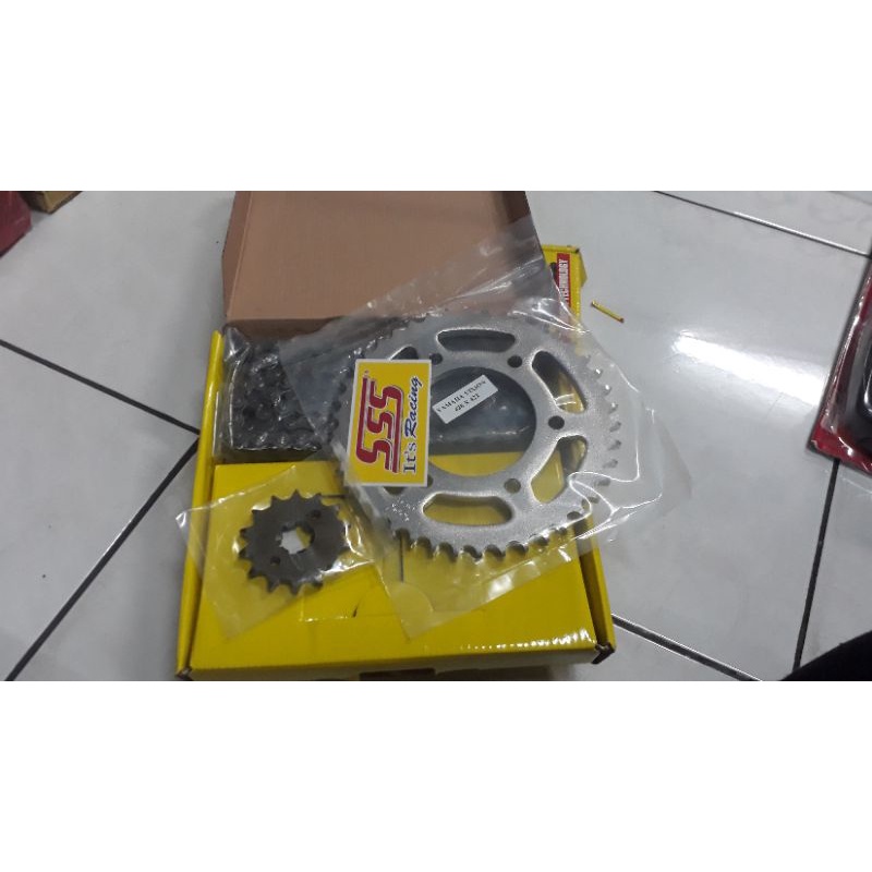 sss gear set + rantai vixion sss gear paket vixion new