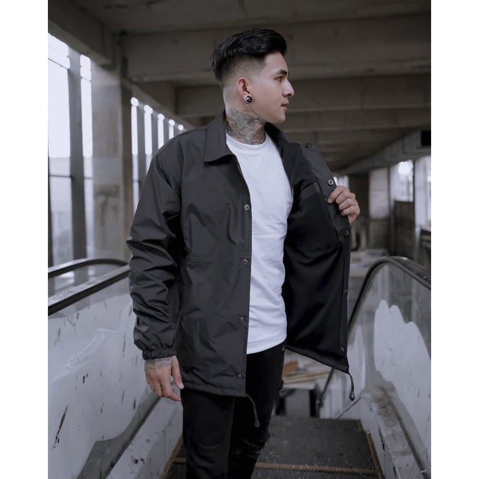JAKET COACH PRIA DAN WANITA REMAJA KEKINIAN MURAH BERKUALITAS DISTRO ERIGO BAHAN PREMIUM