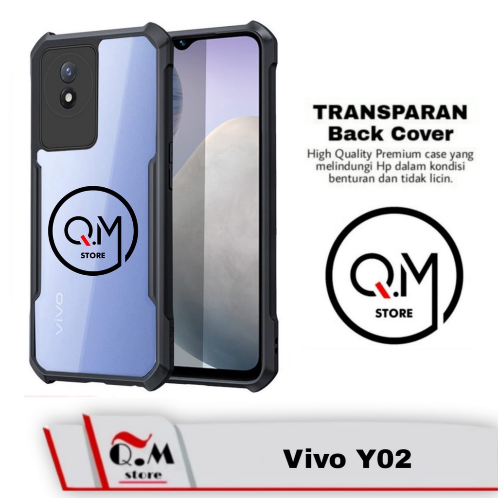 Case Vivo Y02 Airbag Shockproof Transparent