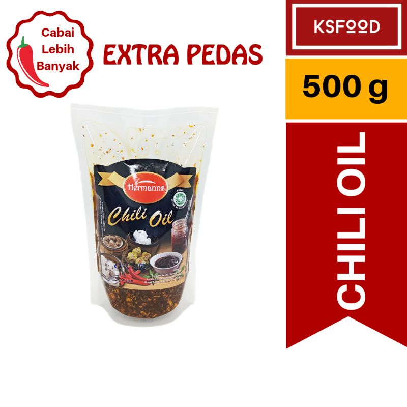 

Chili Oil / Minyak Cabai Extra Pedas 500 gram