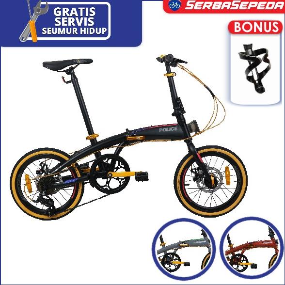 Sepeda Lipat 16 - Sepeda Lipat Police Milan 16