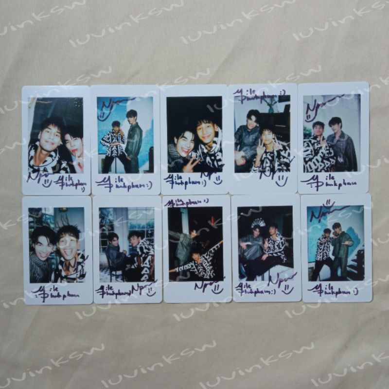 (READY) KINNPORSCHE MILEAPO SPOTLIGHT POLAROID PHOTOCARD SET