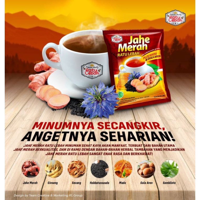 

JaheMerahRatuLebah Plus Gula Aren