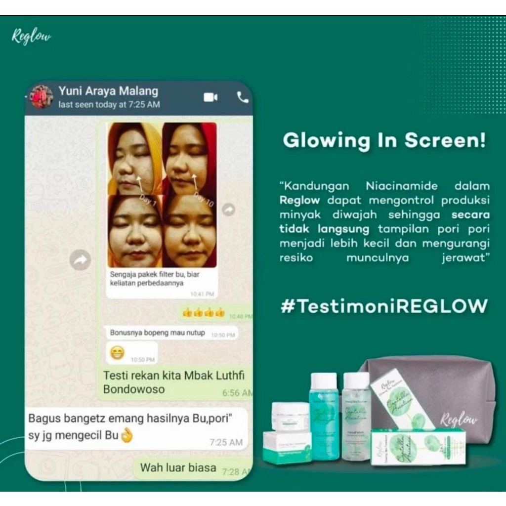 Reglow Skincare Orginal Paket Lengkap By Dr.Shindy Halal BPOM