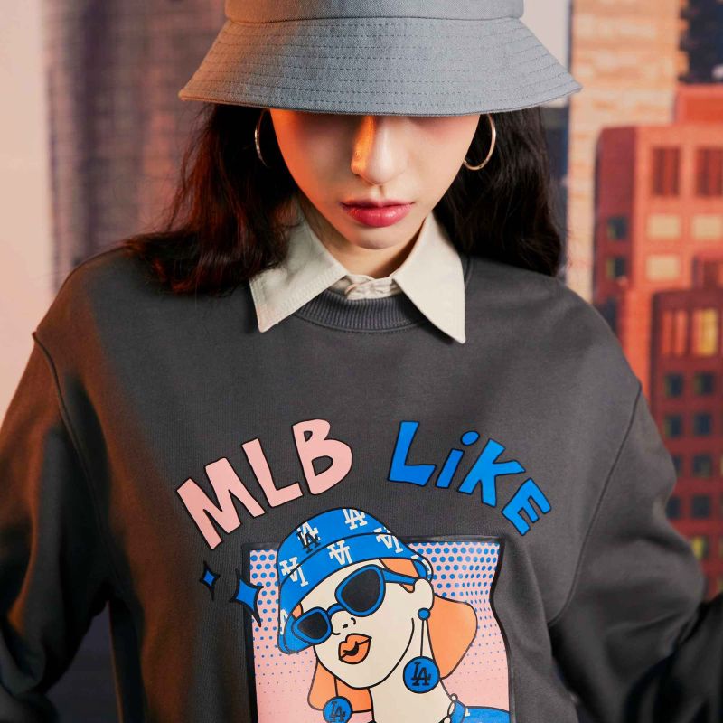 ML**B cartoon oversized sweatshirt