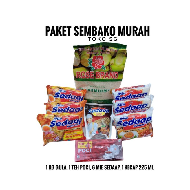 

Paket sembako murah aneka varian