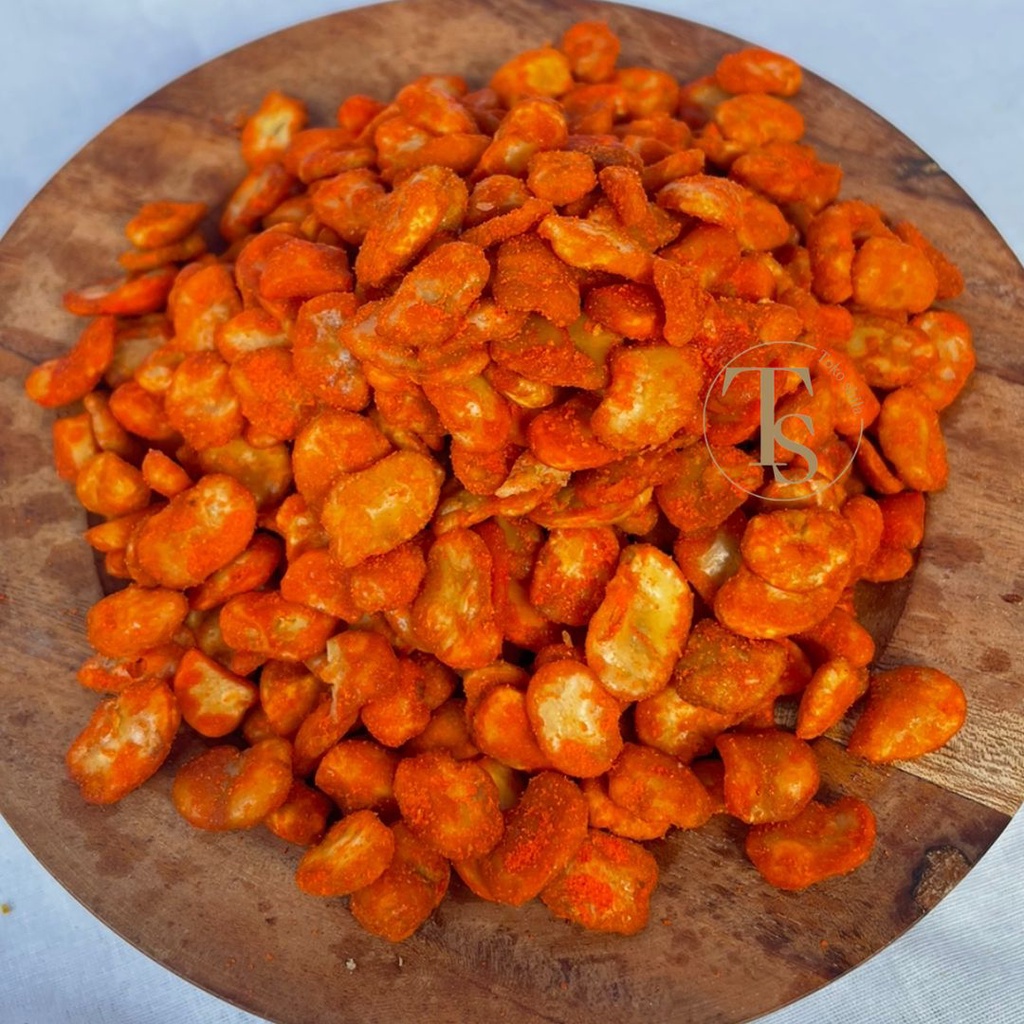 Kacang Koro Kupas Kulit Pedas Original Cemilan Murah Super Enak Kacang Koro Pedas Snack