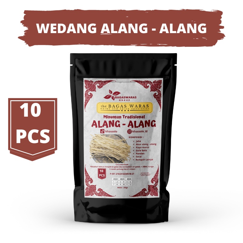 

Wedang alang - alang putih kering minuman tradisional khassolo