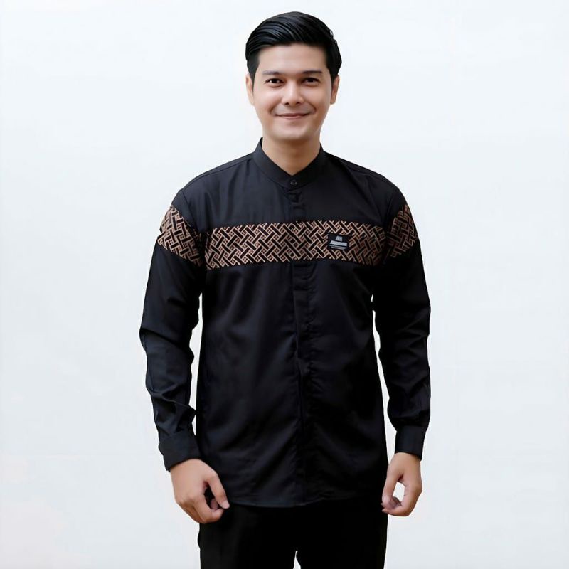 Baju Koko Kurta Dewasa Lengan Panjang Material Catton  Adem Serap Keringat