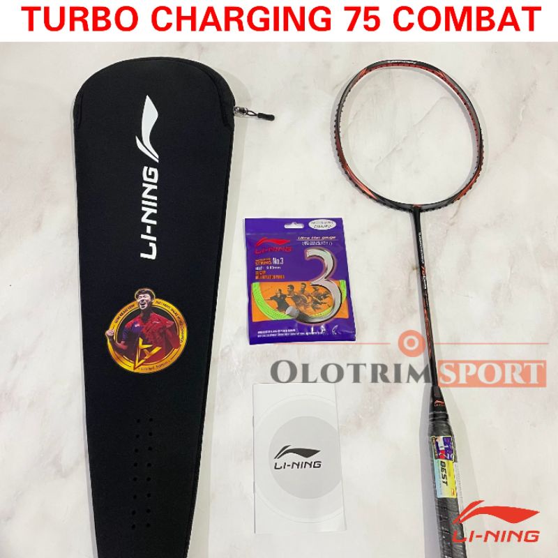 Raket Badminton LINING TURBO CHARGING 75 COMBAT LOH KEAN YEW 75C C Special Limited Edition Original