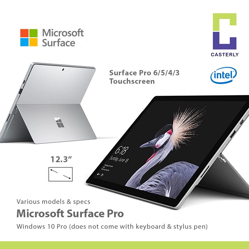 microsoft surface pro core i5/i7 12 inch touch screen tablet pc