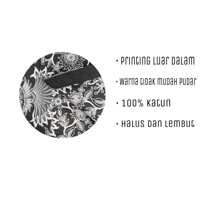 BATIK PRIA LENGAN PANJANG SLIM | KEMEJA BATIK SOKA KATUN PREMIUM