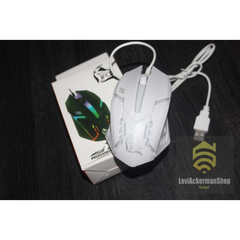 Mouse Gaming X1 Nuos LED RGB USB Kabel Rainbow