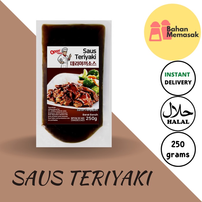 

Saus Teriyaki/ Teriyaki Sauce Halal 250 gr