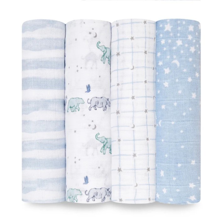 Bayi Aden+Anais Muslin Cotton Swaddle Rising Star