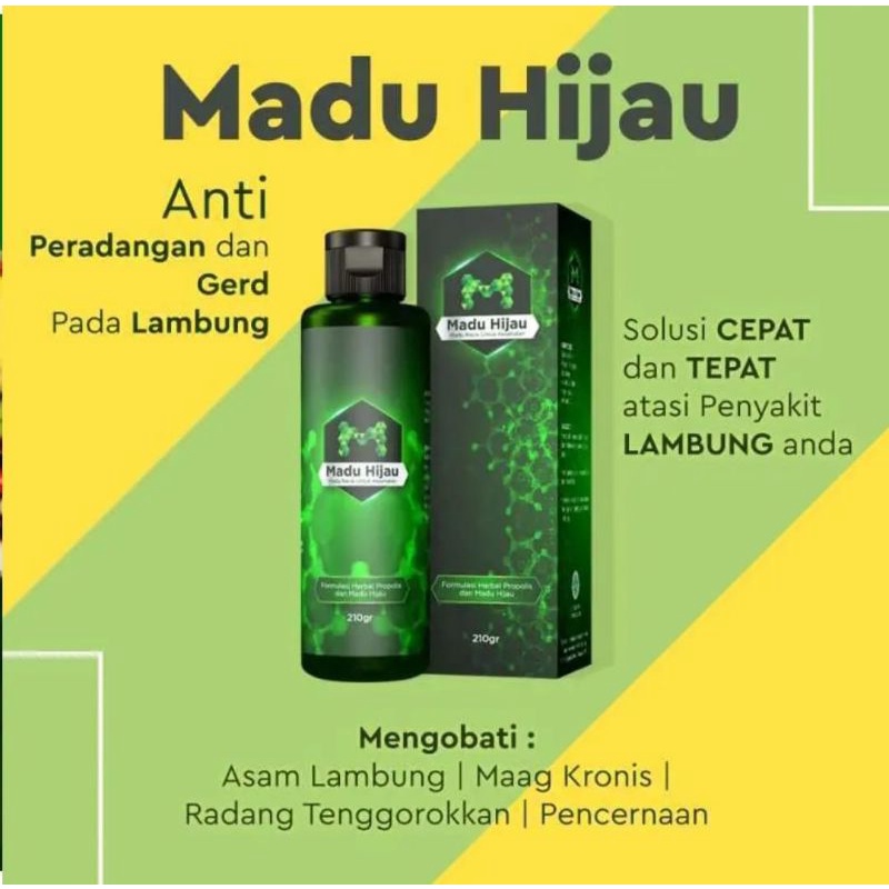 

Madu Hijau Original 100% asli obat lambung , maag & Gerd
