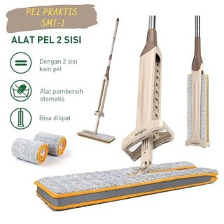 PROMO Alat Pel Lantai 2 Sisi Ultra Mop Cleanze Double Sided Alat Pel tanpa peras -Twister Mop