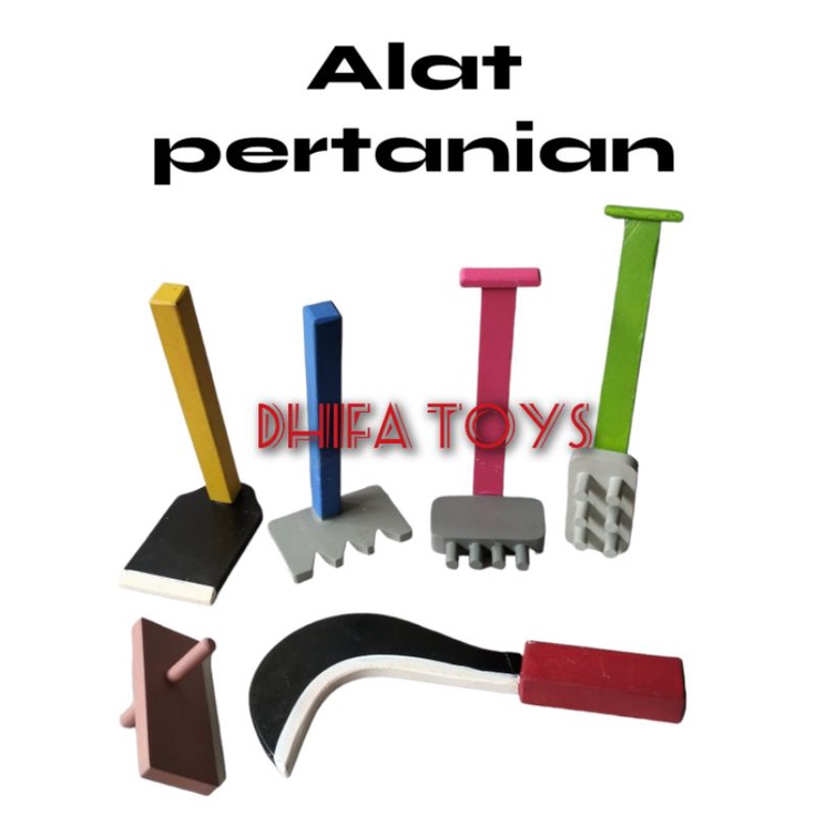 APE Pertanian - Mainan Edukasi | Mainan Kayu Anak TK/Paud