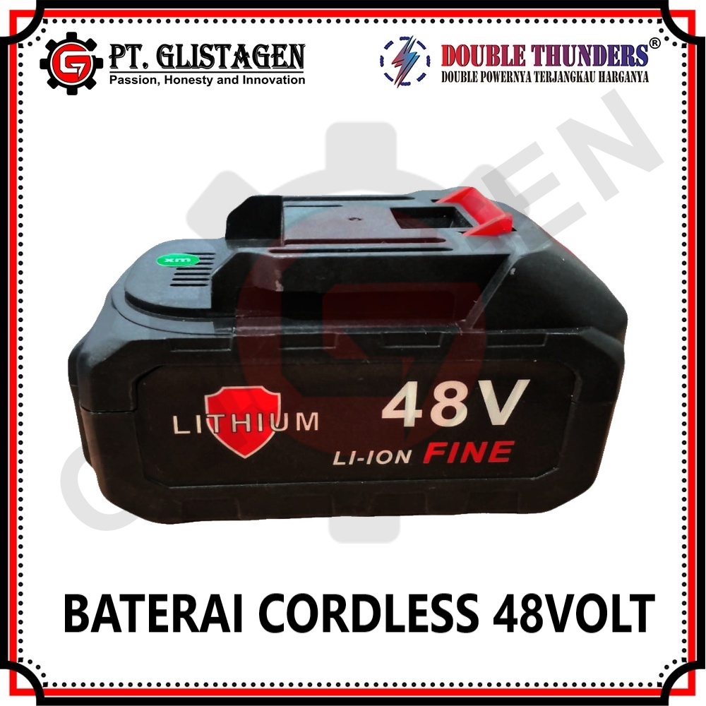 Baterai Mesin Impact Wrench Battery Lithium-Ion 48Volt 10Cell ORIGINAL