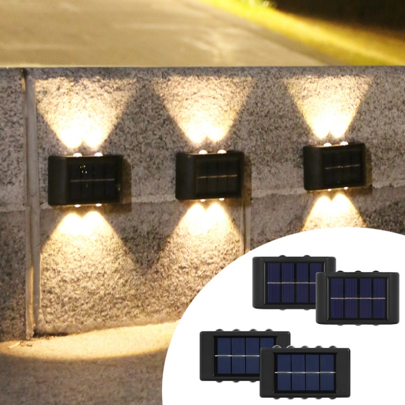 Lampu Outdoor Tenaga Surya Warna Putih/Hangat Lampu Taman/Waterproof Landscape Path LED Untuk Lampu Sensor Cahaya Halaman Belakang