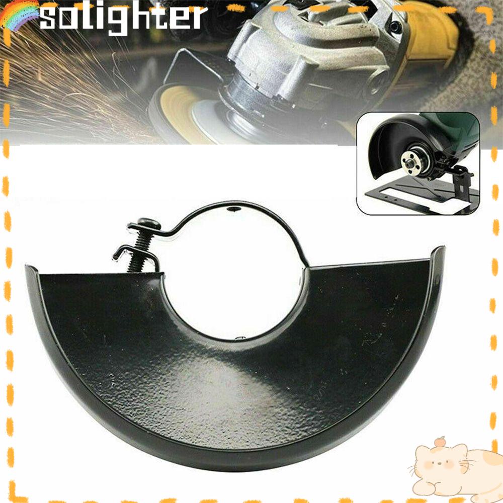 Solighter Angle Grinder Cover Pelindung Untuk 230jenis Adjustable Fixing Clamp Power Tool Aksesoris Safety Kain Kafan Debu