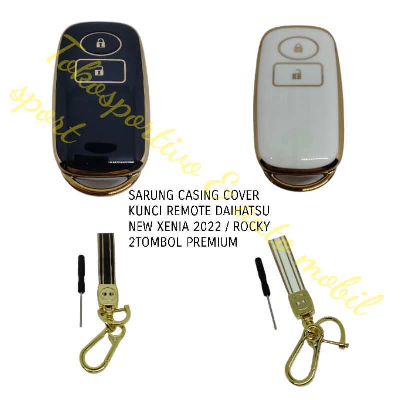 SARUNG CASING COVER KUNCI REMOTE ALL NEW XENIA 2022 ROCKY 2TOMBOL PREMIUM