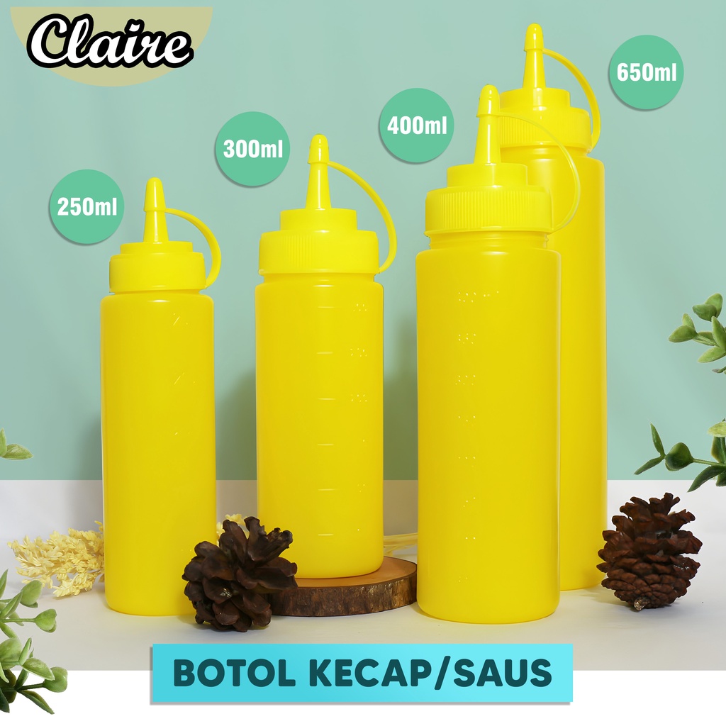 BOTOL SAOS ATAU KECAP / BOTOL PLASTIK SERBAGUNA / BOTOL UNTUK SAUCE TEBAL