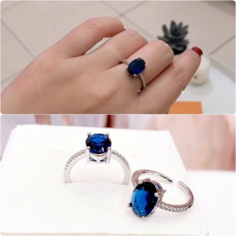 Cincin Zircon Premium Lapis emas Mirip emas asli kilau anti karat Premium Quality c08