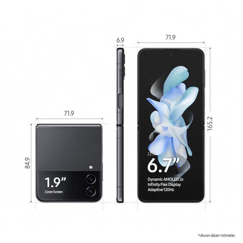 Handphone Samsung Galaxy Z Flip 4 8/128  8/256 8/512