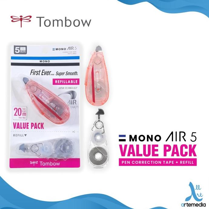 

Tombow Correction Tape Mono Air Refillable Tip Ex Kertas DISKON
