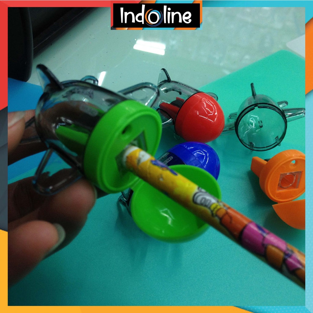 

✔️ Rautan Karakter Pesawat Tempur Pencil Sharpener Import COD