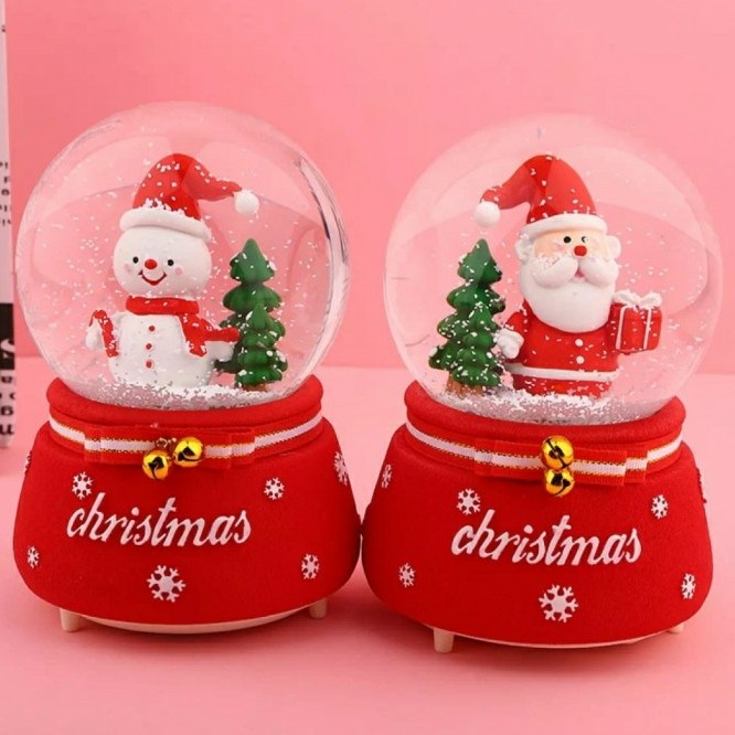 Kotak Musik Kotak Musik Snowball Bola Salju Natal Merry Christmas