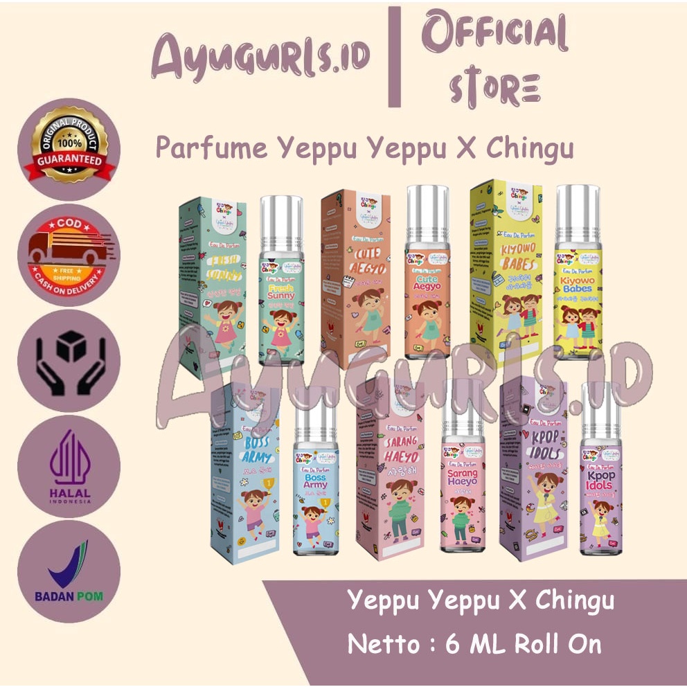 INSPIRED PARFUME YEPPU YEPPU X CHINGU SUDAH BPOM