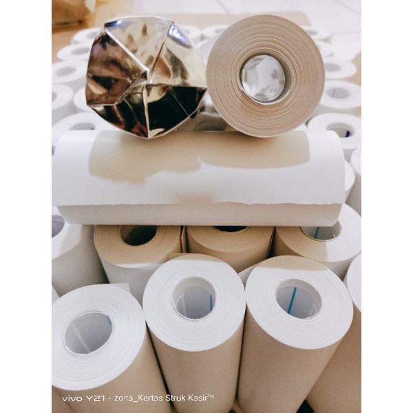 

Kertas Kasir Thermal Edc Mini Bluetooth 80x30mm Coreles 10roll