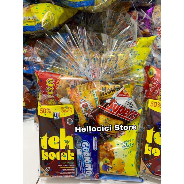 

PARCEL BINGKISAN + SNACK KEMASAN ULANG TAHUN