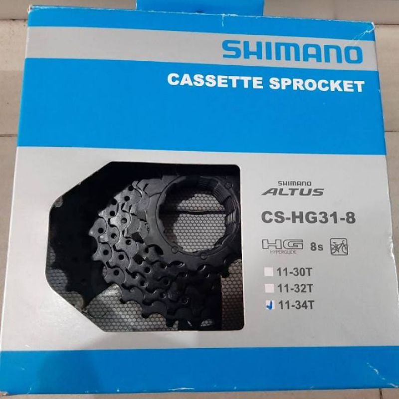 Sproket/Cassete shimano 8 speed altus Megarange