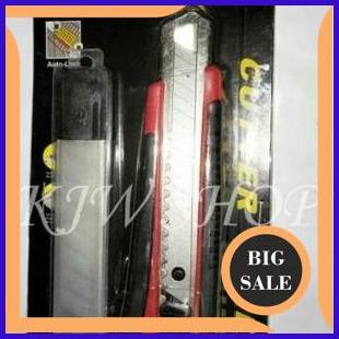 

tools Cutter Besar Gagang Karet dan Isi Cutter 2pcs MURAH 2774N23