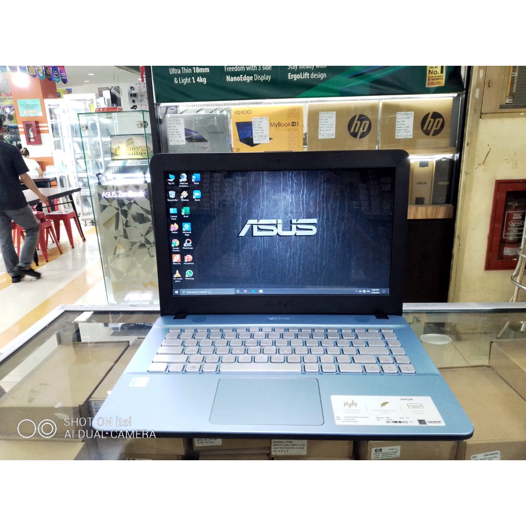 Notebook laptop second seken bekas Asus x441 hdd 1tb ram 4 gb 4gb termurah