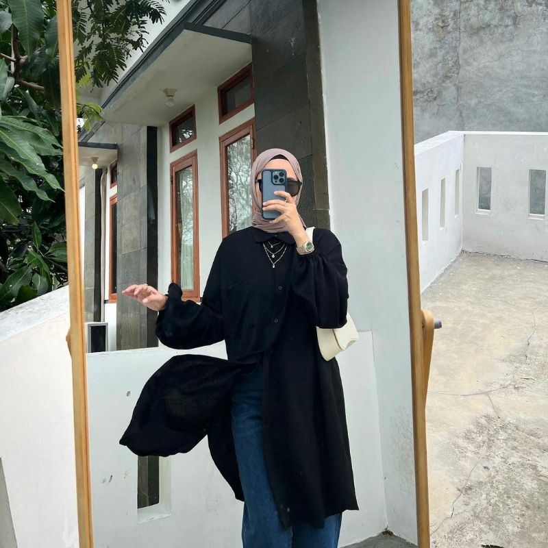 TUNIK ALANA CRINCLE AIRFLOW