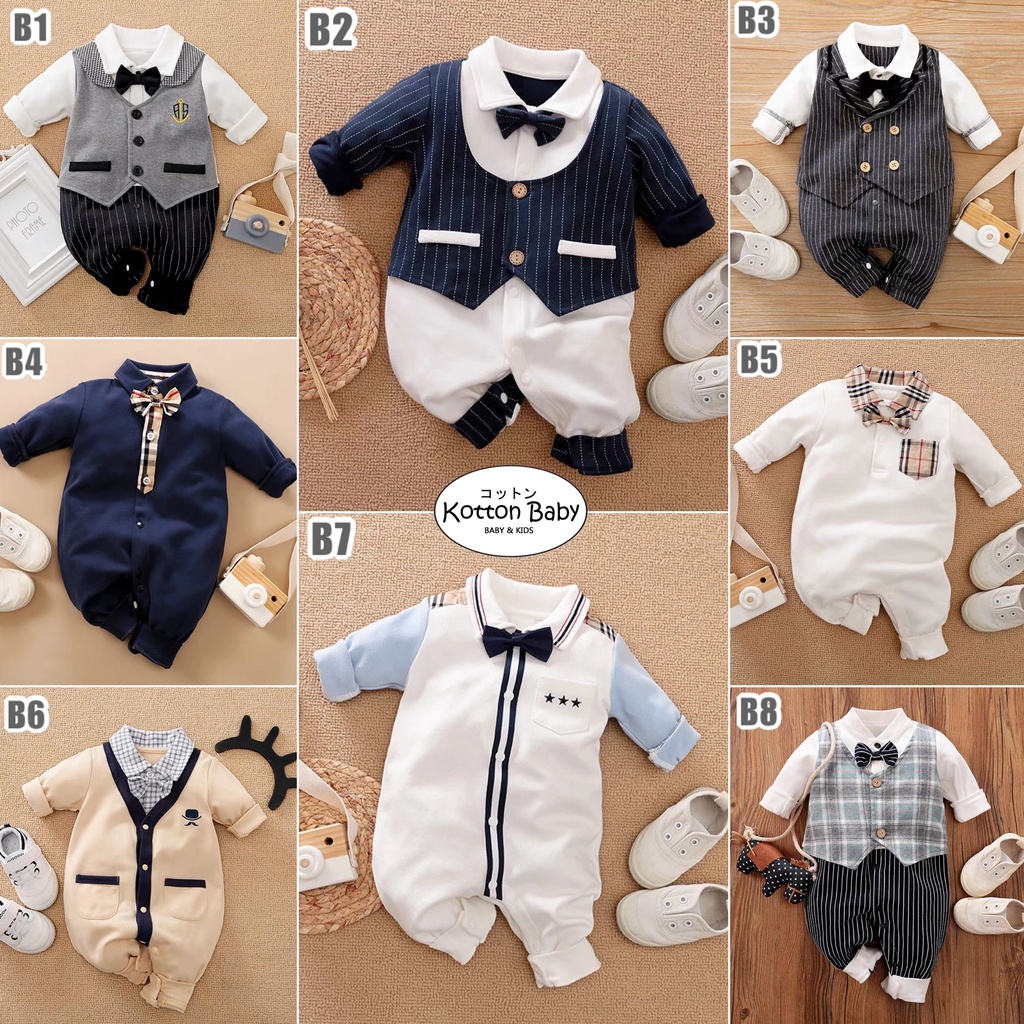 0-18bln PAKAIAN BAYI [Premium impor] BAJU ANAK JUMPER JUMPSUIT ROMPER LAKILAKI catalog YY B