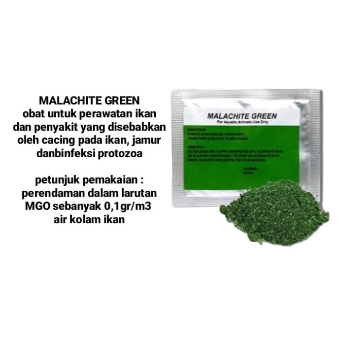 malachite green obat jamur ikan 5gr